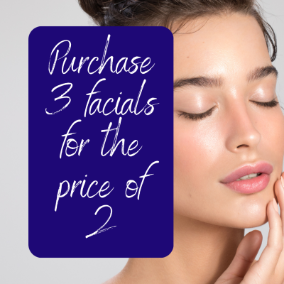 Purchase 3 facials for the price of 2